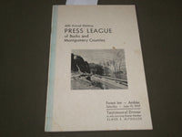 1937 PRESS LEAGUE OF BUCKS AND MONTGOMERY COUNTIES 40TH AMBLER MEETING - J 2698
