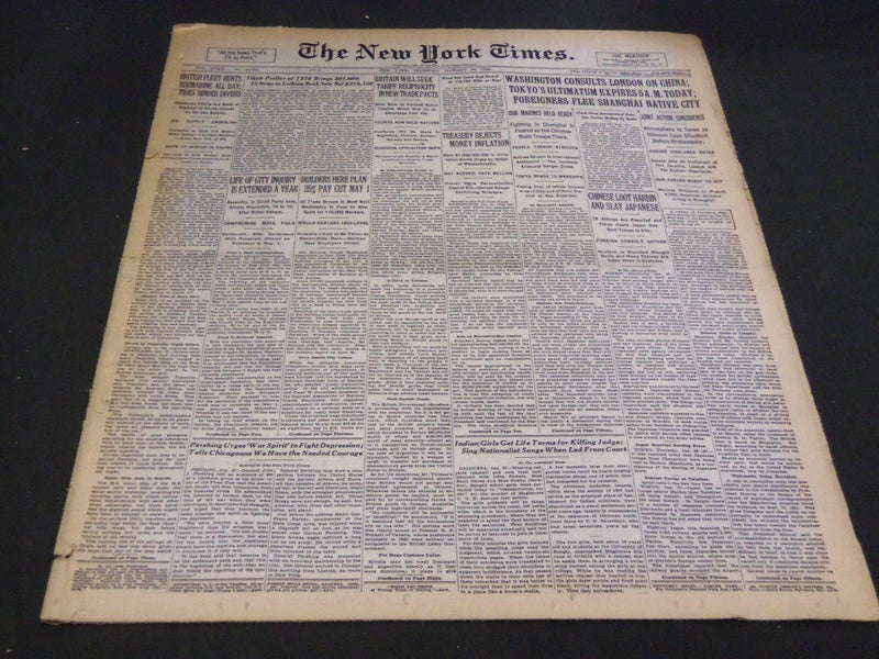 1932 JANUARY 28 NEW YORK TIMES - TIKYTT PSALTER OF 1310 BRINGS $61,000 - NT 4786