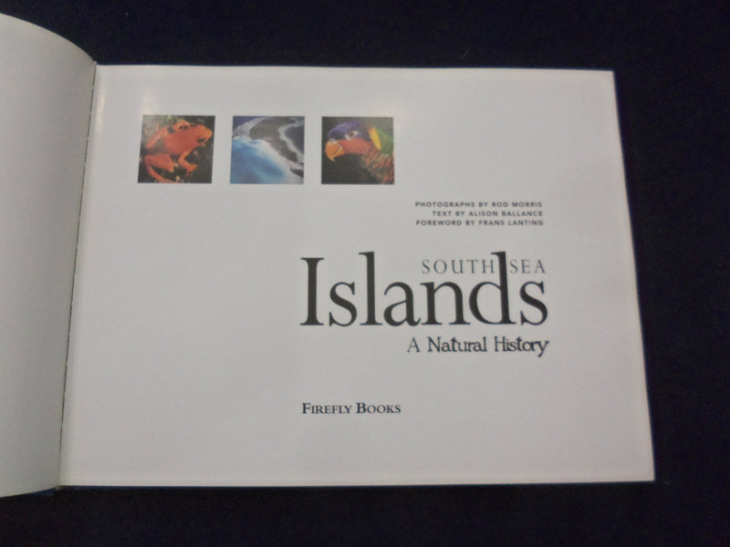 2003 SOUTH SEA ISLANDS - A NATURAL HISTORY HARDCOVER BOOK - KD 8304