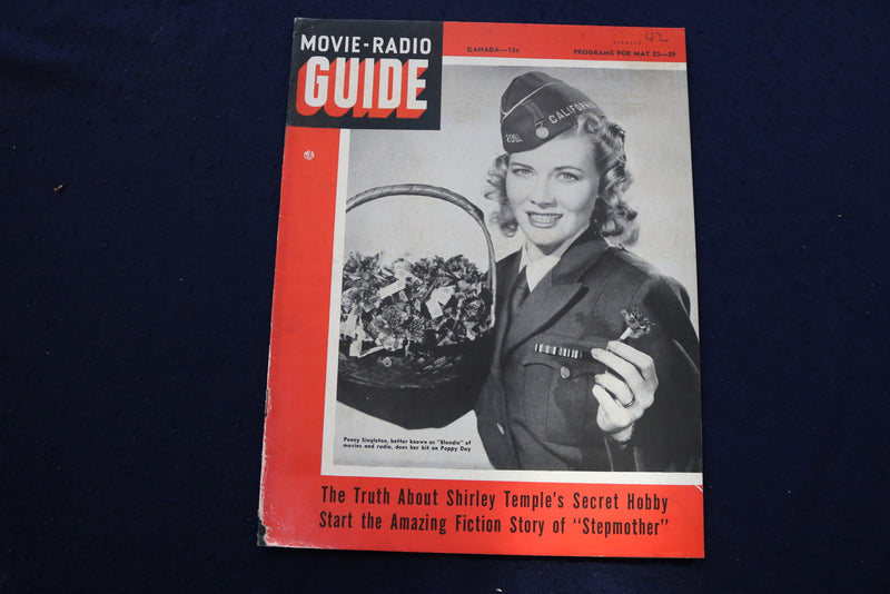 1942 MAY 23-29 MOVIE-RADIO GUIDE MAGAZINE - PENNY SINGLETON COVER - E 9253