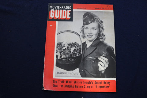1942 MAY 23-29 MOVIE-RADIO GUIDE MAGAZINE - PENNY SINGLETON COVER - E 9253