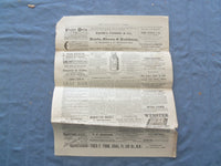 1889 THE SHELTERING ARMS NEWSPAPER - LOT OF 21 - #S 22-42 - NP 8424