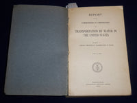 1909 TRANSPORTATION BY WATER IN THE U. S. REPORT PART 1 - WASHINGTON - KD 2759G