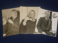 1920'S - 1940'S WIRE PHOTOS OF REAR ADMIRAL EMORY S. LAND LOT OF 18 - J 1800