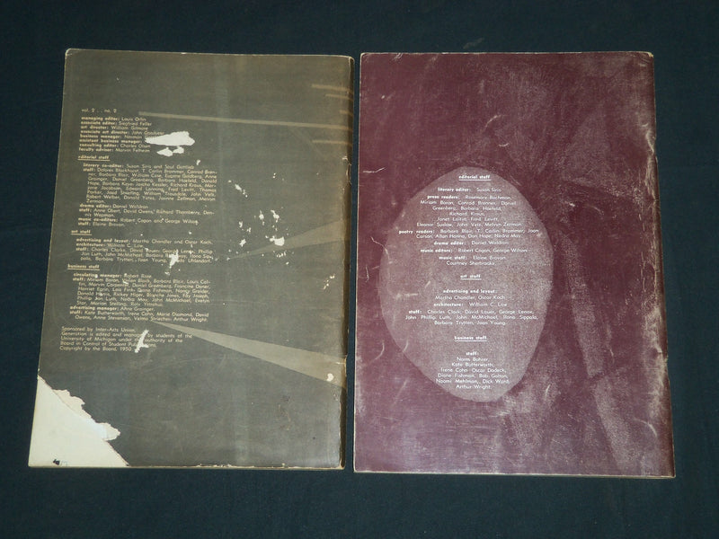 1951 SPRING & WINTER GENERATION MAGAZINE LOT OF 2 ISSUES - J 4329