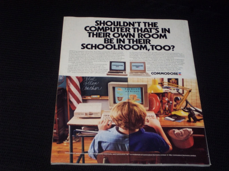 1986 JUNE RUN MAGAZINE - COMMODORE COMPUTING FRONT COVER - E 546