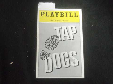 1998 TAP DOGS PLAYBILL - 11 SIGNATURES - J 8213