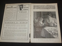 1910 FEBRUARY 19 HARPER'S WEEKLY MAGAZINE -THE PROOF OF THE PORRIDGE - ST 6365