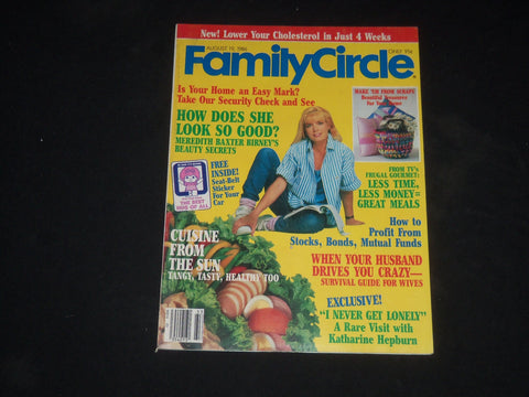 1986 AUGUST 19 FAMILY CIRCLE MAGAZINE - MEREDITH BAXTER BIRNEY COVER - SP 8698