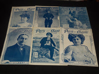 1906 PARIS QUI CHANTE REVUE ILLUSTREE MAGAZINE LOT OF 29 ISSUES - O 3442A