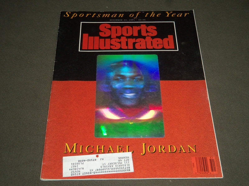 1991 DEC 23 SPORTS ILLUSTRATED MAGAZINE - MICHAEL JORDAN HOLOGRAM COVER- ST 4906