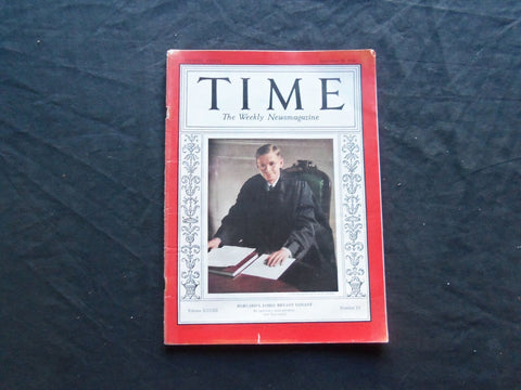 1936 SEPTEMBER 28 TIME MAGAZINE - JAMES B. CONANT - T 534