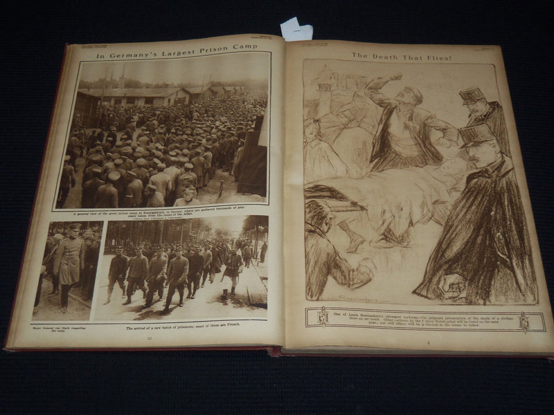 1916 PHOTOGRAPHIC HISTORY OF GREAT EUROPEAN WAR IN GRAVURE VOLUME - KD 4675A