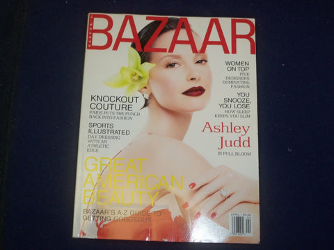 2001 APRIL HARPER'S BAZAAR MAGAZINE - ASHLEY JUDD COVER - B 6755