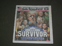 2017 JULY 28 NEW YORK POST NEWSPAPER - DONALD TRUMP - SURVIVOR WHITE HOUSE