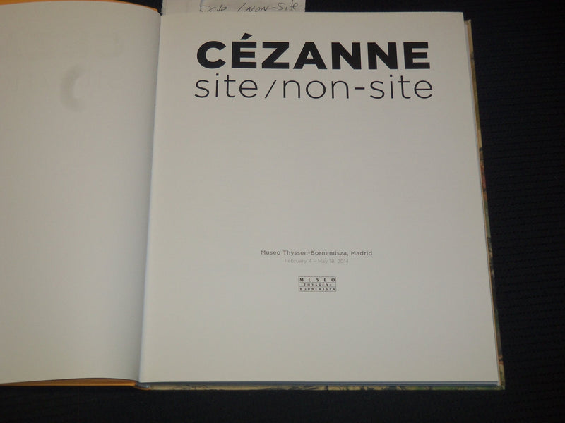 2014 CEZANNE SITE NON-SITE HARDCOVER BOOK BY GUILLERMO SOLANA - KD 4585B