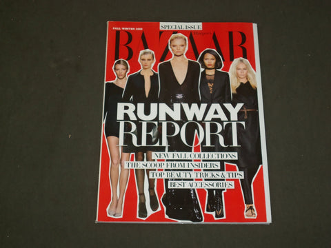 2010 FALL/WINTER HARPER'S BAZAAR MAGAZINE - SPECIAL RUNWAY REPORT ISSUE - B 3648