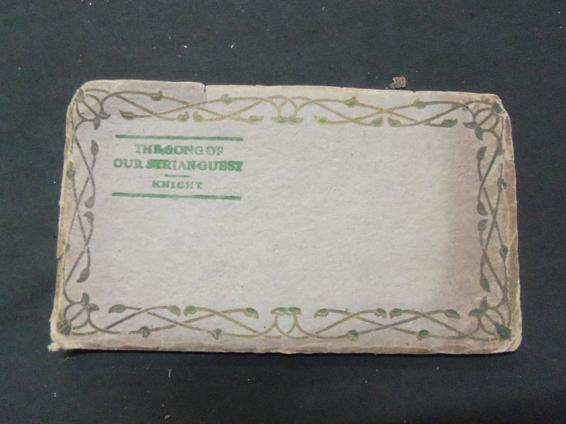 1906 THE SONG OF OUR SYRIAN GUEST BOOKLET W/ CASE WILLIAM ALLEN KNIGHT - J 5727