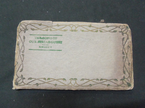1906 THE SONG OF OUR SYRIAN GUEST BOOKLET W/ CASE WILLIAM ALLEN KNIGHT - J 5727