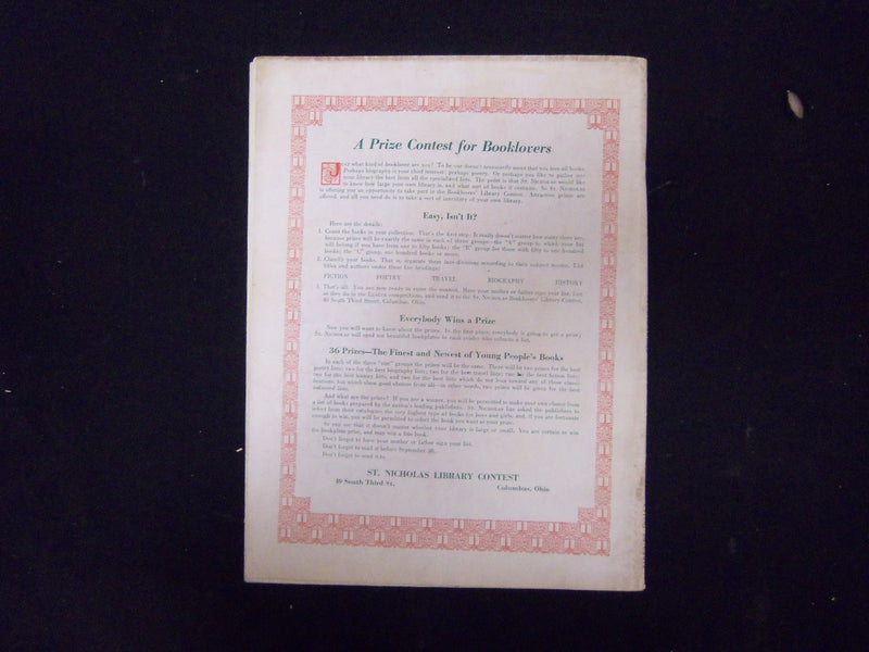 1932 SEPTEMBER ST. NICHOLAS MAGAZINE - ILLUSTRATIONS, STORIES & ADS - ST 3181