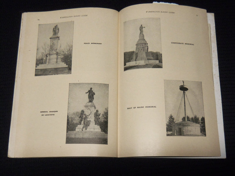 1950 WASHINGTON HANDY GUIDE - SESQUICENTENNIAL ISSUE - 88 ILLUSTRATIONS - K 34