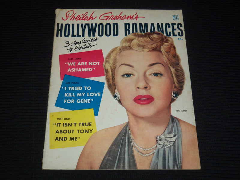1953 NO. 4 HOLLYWOOD ROMANCES MAGAZINE - LANA TURNER COVER - E 12402