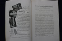1937 JULY AMERICAN JOURNAL OF DISEASES OF CHILDREN SOFTCOVER BOOK - K 1518