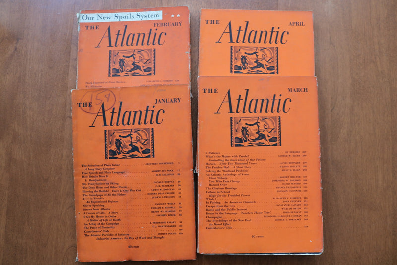 1932-1936 ATLANTIC MONTHLY MAGAZINE - LOT OF 33 - O 3917