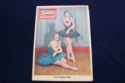 1952 MAR 23 WASHINGTON STAR PICTORIAL MAGAZINE - TWO CINDERELLAS COVER - E 23310