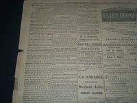 1881-1882 NEW LONDON TELEGRAM NEWSPAPER LOT OF 2 - GUITEAU TRIAL - NP 3908
