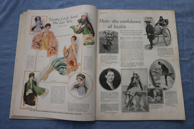 1927 FEBRUARY THE MODERN PRISCILLA MAGAZINE - ANNIVERSARY NUMBER - SP 4783C