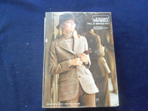 1977 FALL AND WINTER MONTGOMERY WARD CATALOG - CHERYL TIEGS COVER - R 95E