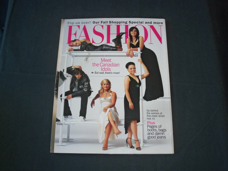 2005 OCTOBER FASHION MAGAZINE - CANADIAN EDITION - CLAIRE DANES COVER - B 6009