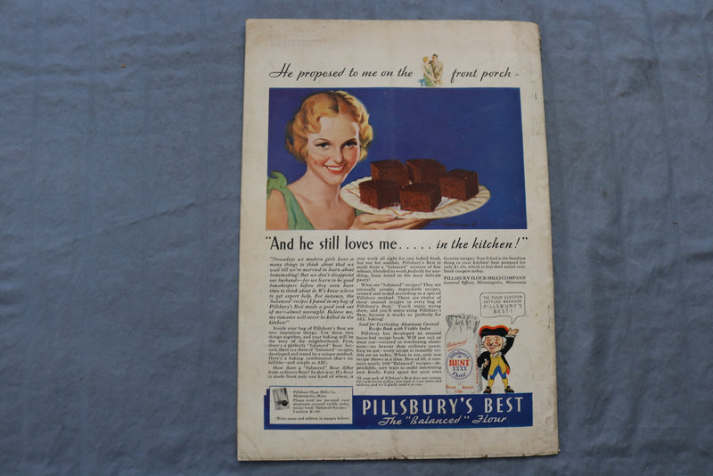 1933 OCT BETTER HOMES AND GARDENS MAGAZINE - ILLUSTRATED COVER COVER - E 9724
