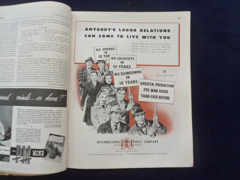 1947 MARCH FORTUNE MAGAZINE - GREAT COVER & ADS - F 928