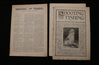 1900 SHOOTING AND FISHING MAGAZINE - LOT OF 21 - O 3697