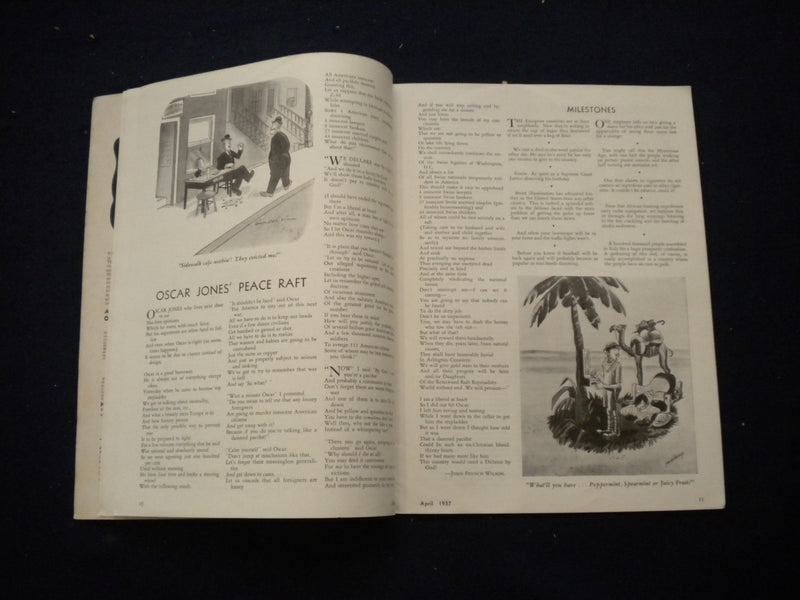 1937 APRIL JUDGE MAGAZINE - BEAUTIFUL WOMAN BEING PHOTOGRAPHED - B 439E