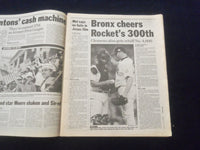 2003 JUNE 14 NEW YORK DAILY NEWS NEWSPAPER - ROGER CLEMENS 300TH WIN - NP 6061