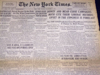 1946 NOVEMBER 3 NEW YORK TIMES - N. Y. U. MEDICAL CENTER SITE - NT 3164