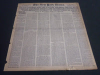 1919 MARCH 5 NEW YORK TIMES - WILSON SAYS HE'LL BRING TREATY BACK - NT 6652