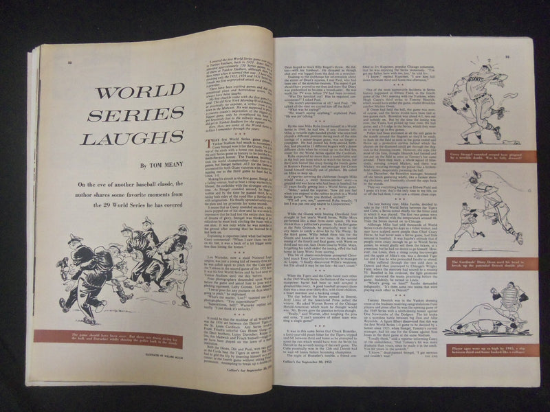 1955 SEPTEMBER 30 COLLIER'S MAGAZINE - ARTHUR GODFREY COVER -ST 4534