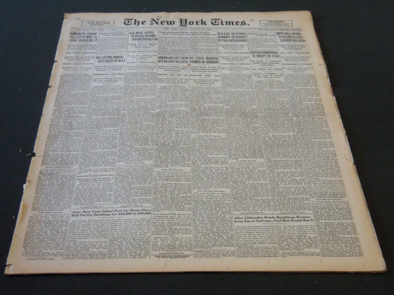 1926 JANUARY 15 NEW YORK TIMES - ASK MUSIC LOVERS TO DECIDE ON HOME - NT 5675