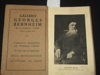 1926 MUSEE RODIN FRENCH CATALOGUE - SOMMAIRE DES OEUVRES - K 2167