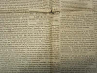 1848 CAMBRIDGE CHRONICLE NEWSPAPER LOT OF 4 ISSUES - MASSACHUSETTS - NP 3297K