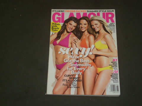2010 JUNE GLAMOUR MAGAZINE - BROOKLYN DECKER, ALESSANDRA AMBROSIO COVER - B 3028