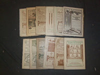 1907 PUTNAM'S MONTHLY MAGAZINE - LOT OF 12 - STORIES, ILLUSTR & PHOTOS - WR 1199
