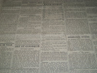 1929 JANUARY-MARCH LE TEMPS FRENCH NEWSPAPER BOUND VOLUME - VB 18