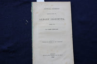 1838 ALBARY INSTITUTE ANNUAL ADDRESS SOFTCOVER BOOKLET - K 937