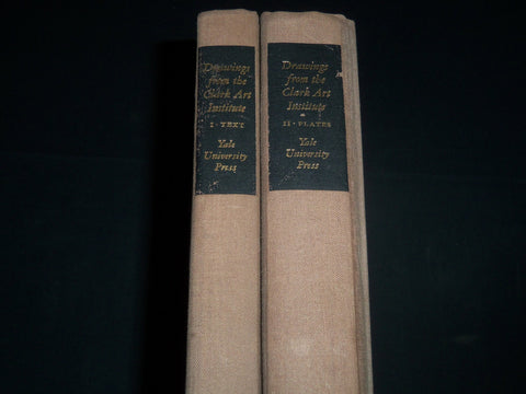 1964 DRAWINGS FROM THE CLARK ART INSTITUTE BOOK LOT OF 2 - R 275L