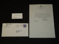 1949 WARD MOREHOUSE THEATER CRITIC TYPED SIGNED LETTER - J 5351